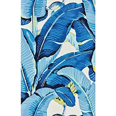Shop Scalamandre Hinson Palm Wallcovering In Blue