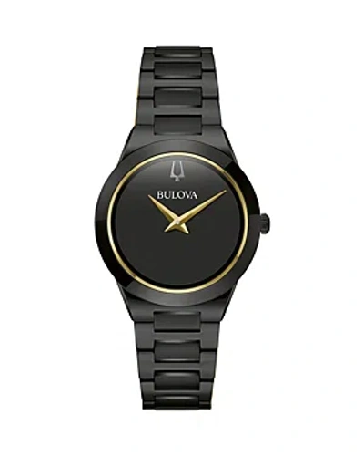 Shop Bulova Modern Millennia Watch, 32mm In Black