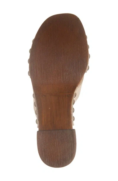 Shop Chocolat Blu Hedy Platform Slide Sandal In Beige Leather