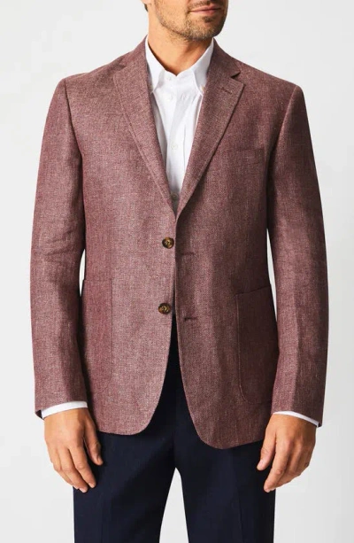 Shop Billy Reid Linen Blend Sport Coat In Rose