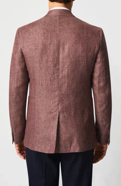 Shop Billy Reid Linen Blend Sport Coat In Rose