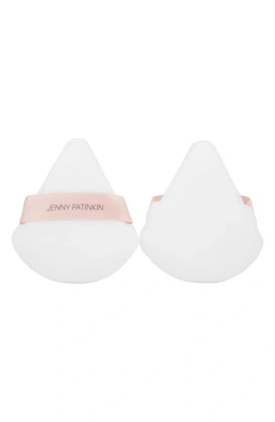 Jenny Patinkin On Pointe Puffs, Set Of 2 In Off White