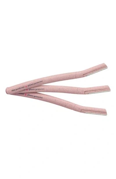Jenny Patinkin Skin Smoothing 3-piece Dermaplaning Set In Pink