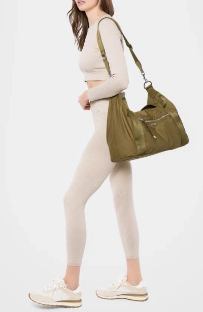 Shop Aimee Kestenberg Duffle Bag In Soft Olive