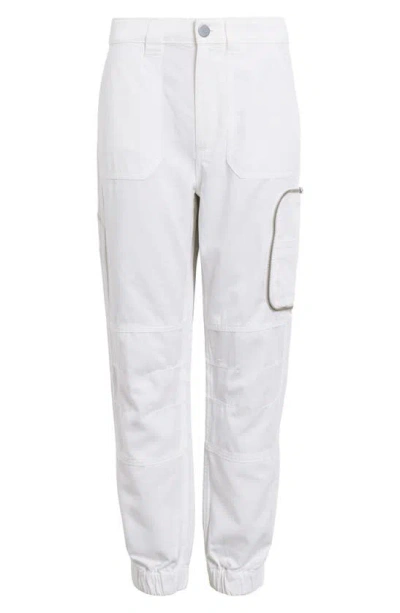 Shop Allsaints Florence Cargo Joggers In Chalk White