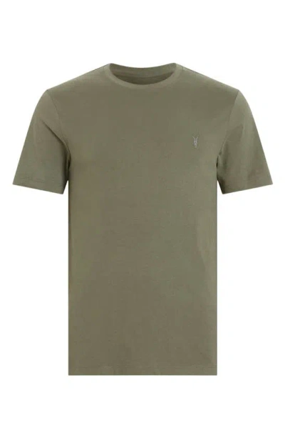 Shop Allsaints Brace Tonic Slim Fit Cotton T-shirt In Valley Green