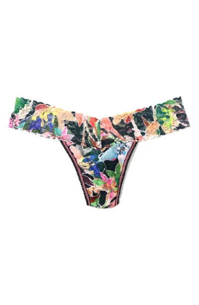 Shop Hanky Panky Print Low Rise Thong In Unapologetic