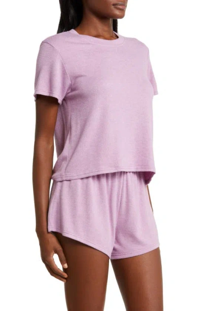 Ugg Aniyah Short Pajamas In Violet Queen Multi Heather