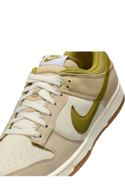 Shop Nike Dunk Low Basketball Sneaker In Sail/ Pacific Moss/ Cream