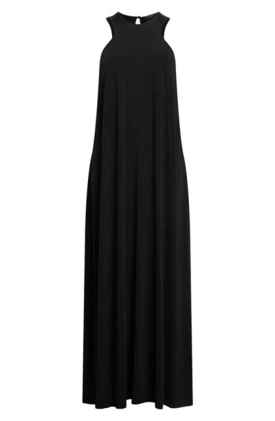 Shop Allsaints Kura Sleeveless Maxi Dress In Black