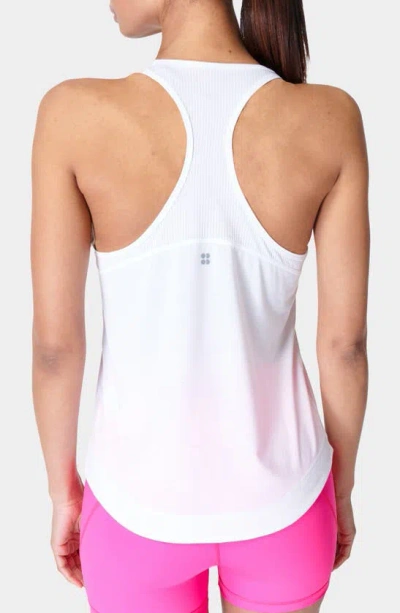 Shop Sweaty Betty Breath Easy Running Tank Top In White