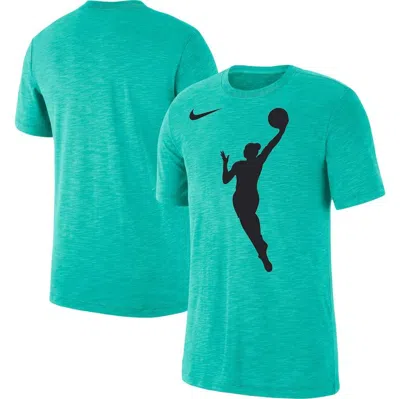 Shop Nike Unisex  Aqua Wnba Logowoman T-shirt