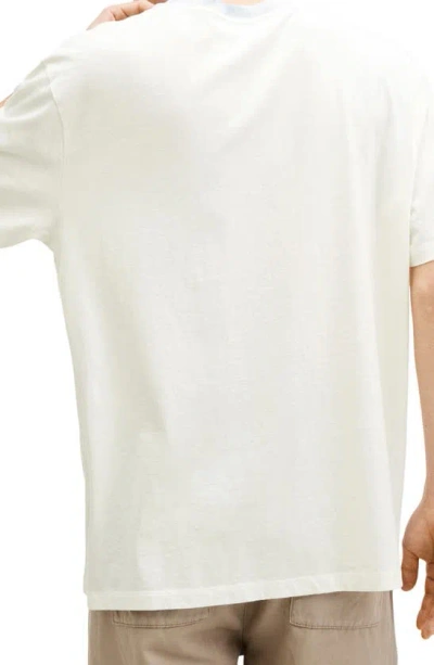 Shop Allsaints Indy Cotton Graphic T-shirt In Cala White