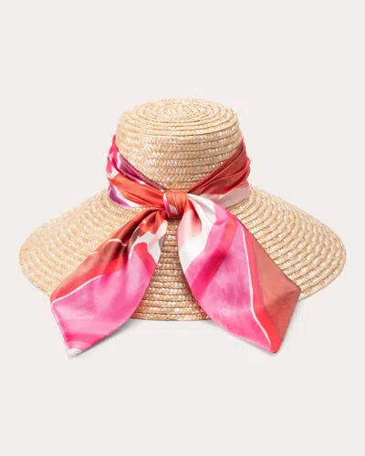 Shop Eugenia Kim Women's Mirabel Straw Sunhat In Pink