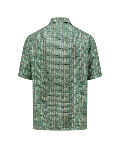 Shop Fendi Shirt In Green