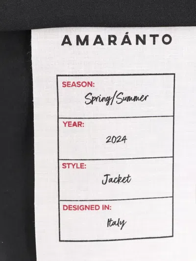 Shop Amaranto Blazer In Black