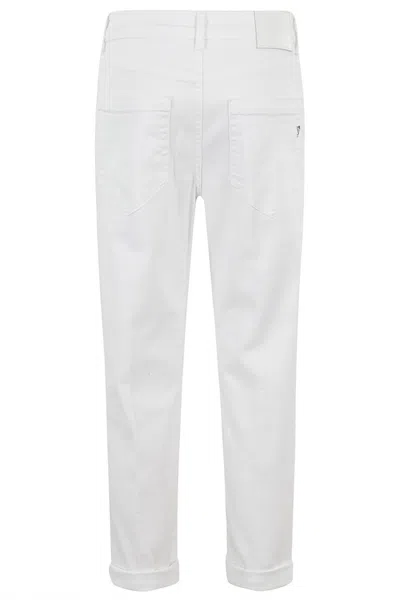 Shop Dondup Koons Jeans In Bianco
