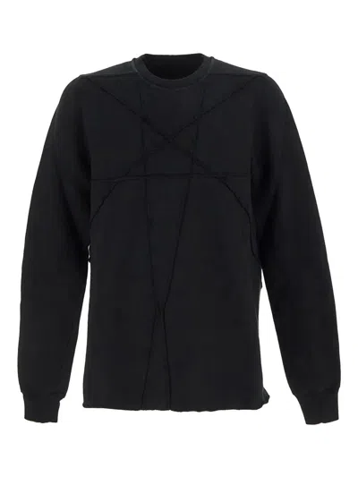 Shop Drkshdw Embroidered Crewneck Sweatshirt In Black
