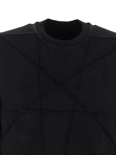 Shop Drkshdw Embroidered Crewneck Sweatshirt In Black