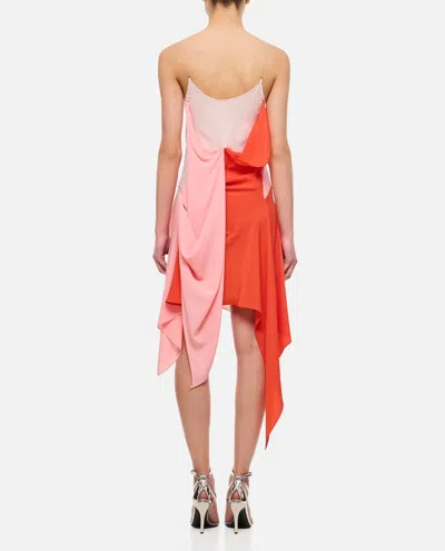 Shop Kiko Kostadinov Jogakbo Dress In Pink