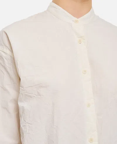 Shop Casey Casey Moe Cotton Shirt In White