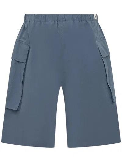 Shop Jil Sander Cotton Shorts In Azzurro