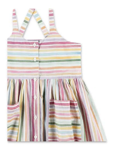 Shop Stella Mccartney Striped Dress In Multicolor
