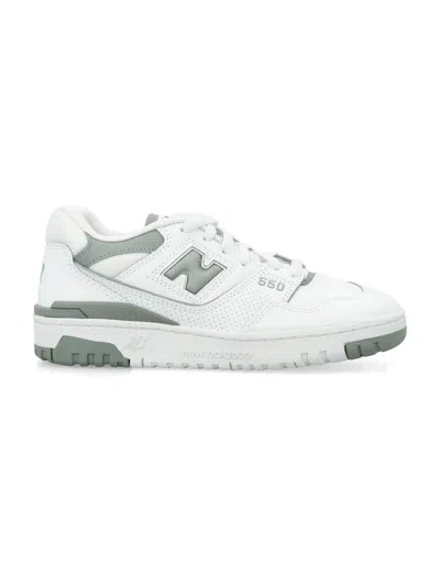 Shop New Balance 550 Womans Sneakers In White Green