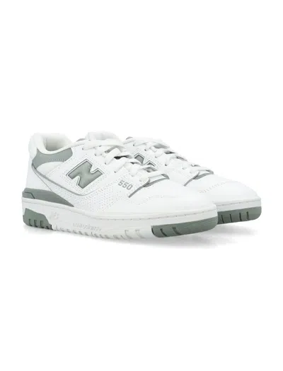 Shop New Balance 550 Womans Sneakers In White Green