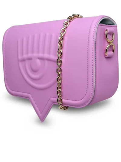 Shop Chiara Ferragni 'eyelike' Lilac Faux Leather Crossbody Bag In Lilla