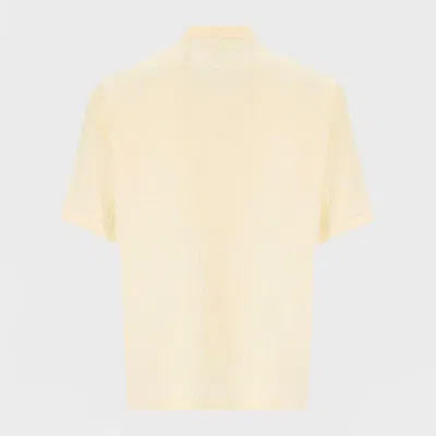 Shop Daily Paper Yellow Cotton Shirt In Icing Yellow