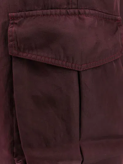 Shop Dries Van Noten Trouser In Red