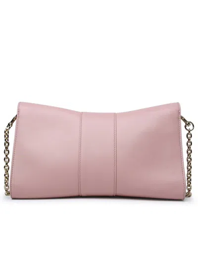 Shop Furla 'metropolis Remix' Pink Calf Leather Bag