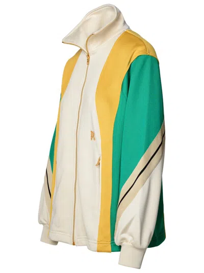 Shop Palm Angels Multicolor Cotton Blend Sweatshirt