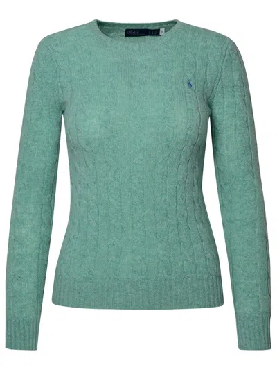 Shop Polo Ralph Lauren Water Green Cashmere Blend Julianna Sweater