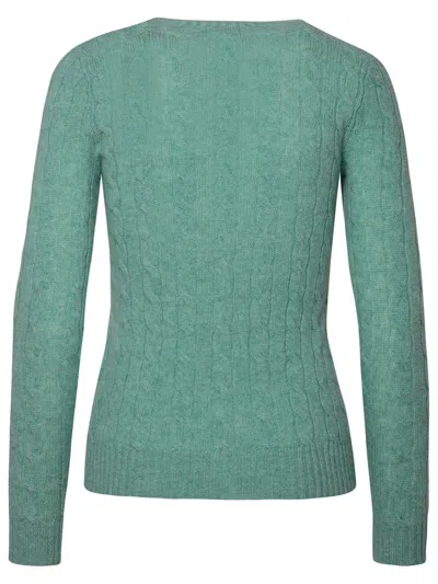 Shop Polo Ralph Lauren Water Green Cashmere Blend Julianna Sweater
