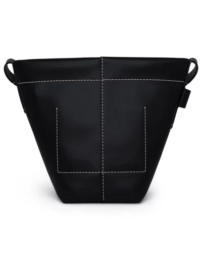 Shop Proenza Schouler White Label Mini Barrow Bag In Black Leather