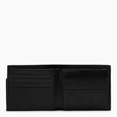 Shop Saint Laurent Grained East/west Wallet With Coin Purse In Black