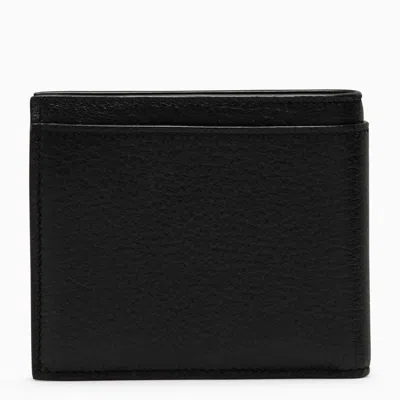 Shop Saint Laurent Grained East/west Wallet With Coin Purse In Black