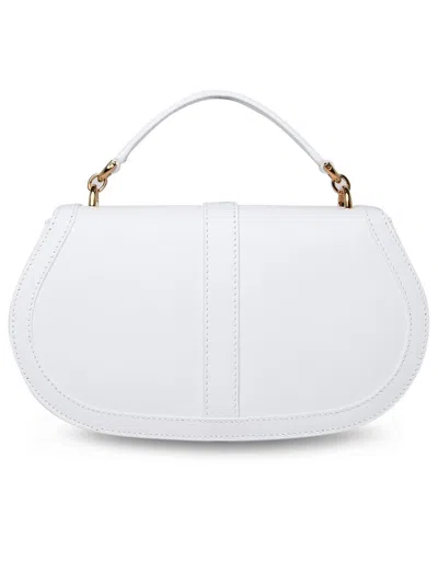Shop Versace Greca Goddess White Leather Bag