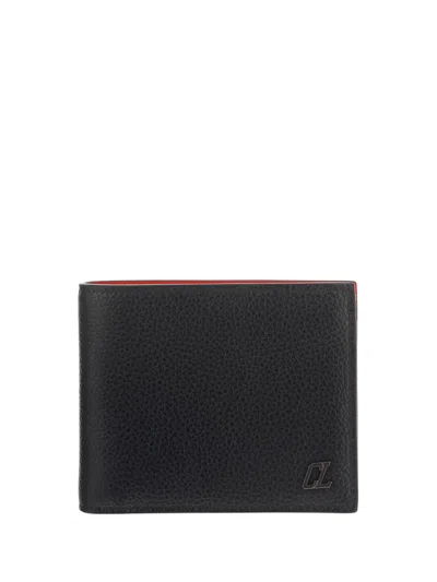 Shop Christian Louboutin Coolcard Wallet In Black/gun Metal