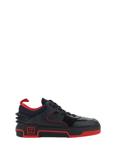 Shop Christian Louboutin Astroloubi Sneakers In Black/loubi