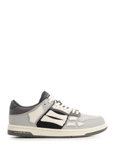 Shop Amiri Skel Grey Sneaker