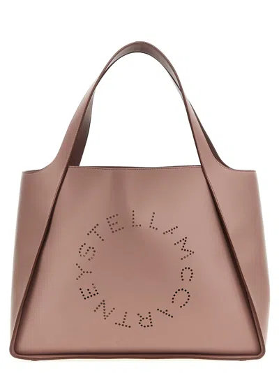 Shop Stella Mccartney The Logo Bag Shopping Bag In Pink