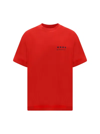 Shop Givenchy T-shirt In Red