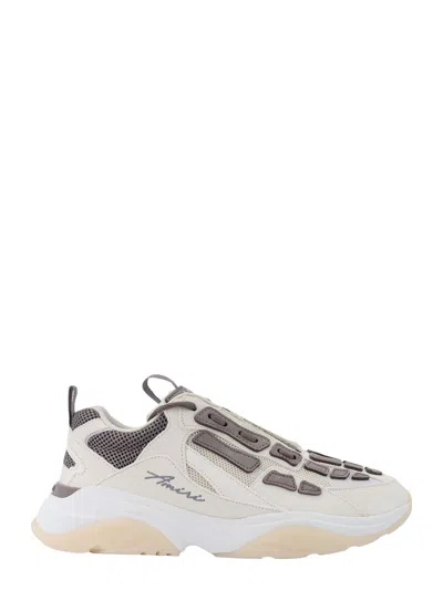 Shop Amiri Bone Runner Sneakers In White