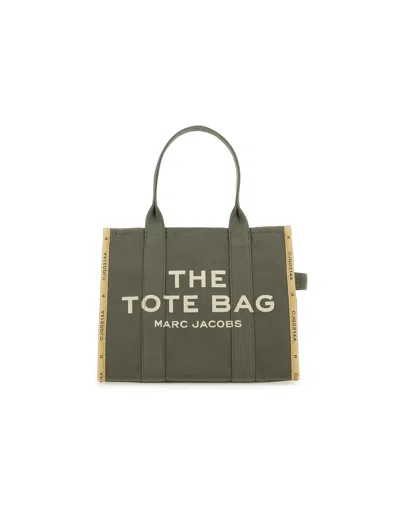 Shop Marc Jacobs Designer Handbags "the Tote" Jacquard Large Bag In Green