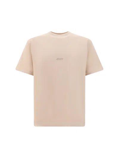 Shop Autry T-shirt In Peony Rose