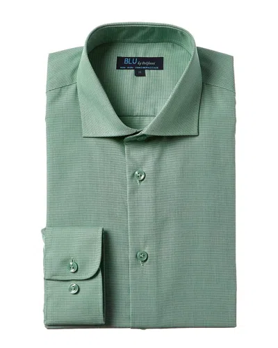 Shop Blu Non-iron Dress Shirt In Green