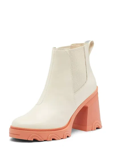Sorel Women's Brex Heel Chelsea Boot In Natural, Pardox Pink In Multi